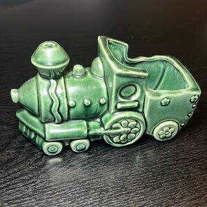 Vintage McCoy Pottery train planter pot